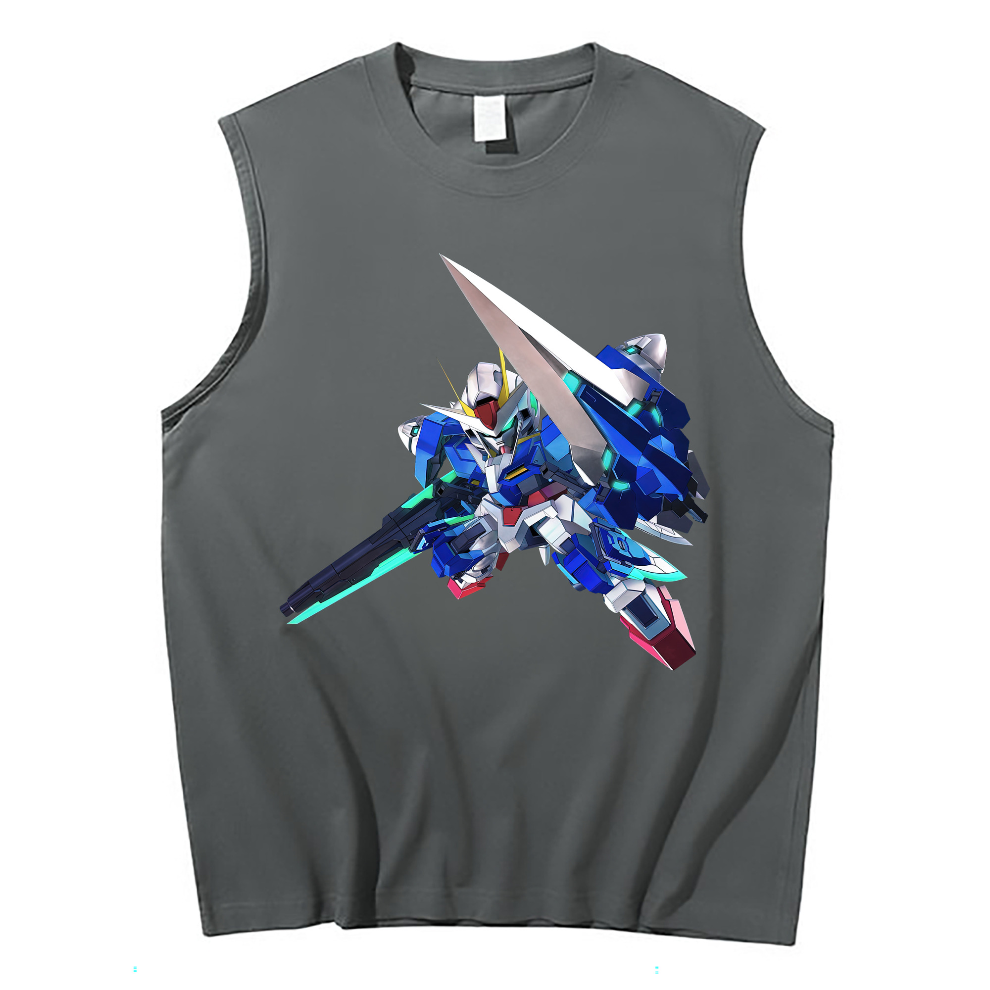 （画像用） 機動戦士ガンダム Mobile Suit Gundam コットン100％タンクトップ（フロントプリント）